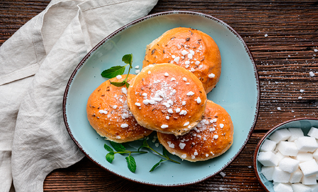 Homemade English Bath Buns