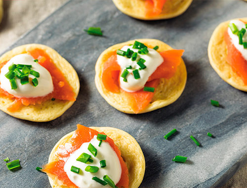 salmon blinis recipe